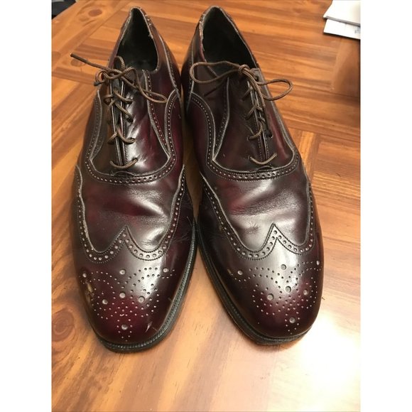 Volpi Other - Imperial Lyons Volpi 10 D Wide Leather Dress Burgundy Shoes